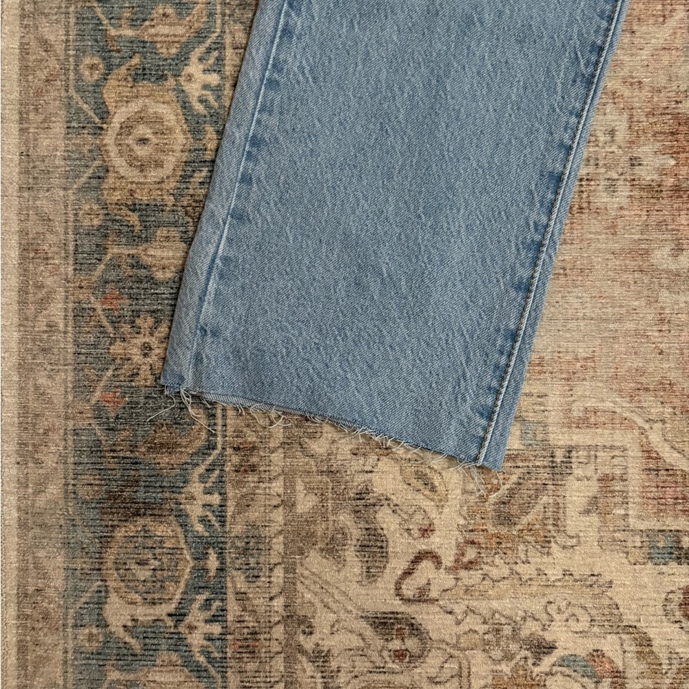 Rue21 Classic Blue Straight Leg Jeans Super High Rise - Picture 3 of 4